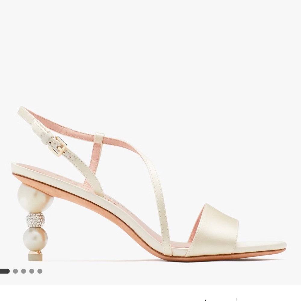 Kate Spade Sparkle and Shine Heeled Sandals 8.5 (fits 8)